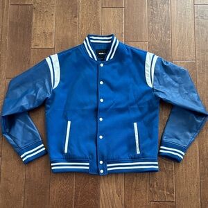 Fashion Nova Royal Blue Varsity Jacket